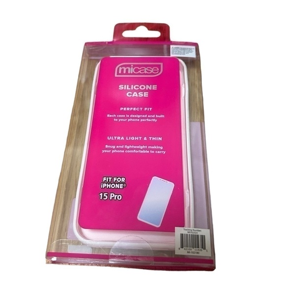 NEW White Silicone iPhone 15 Pro Case / Wireless Charging Case - Picture 5 of 5